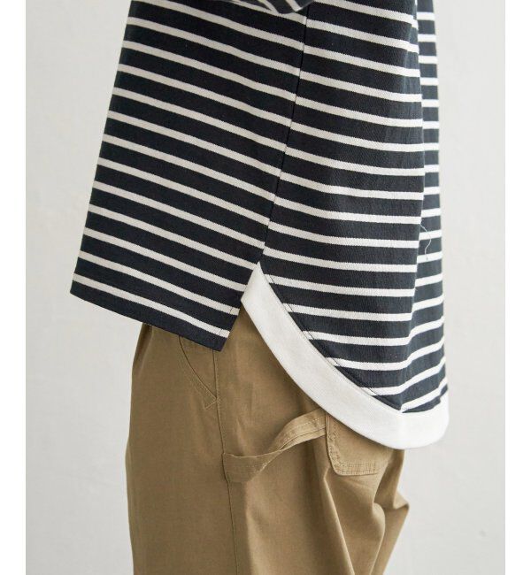 Lbc with Life「リブ使いボーダーT」|Tシャツ・カットソー|