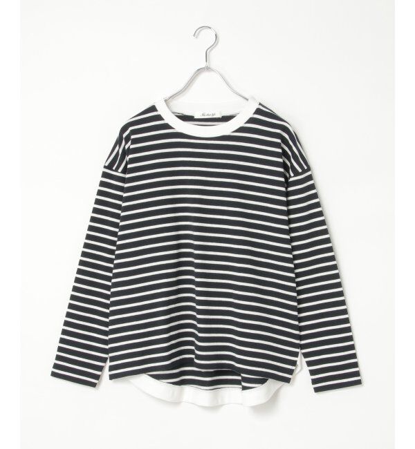 Lbc with Life「リブ使いボーダーT」|Tシャツ・カットソー|