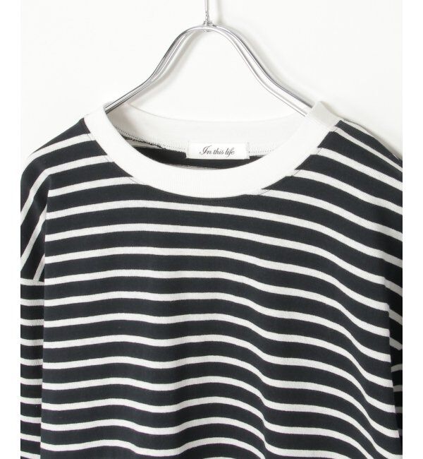 Lbc with Life「リブ使いボーダーT」|Tシャツ・カットソー|