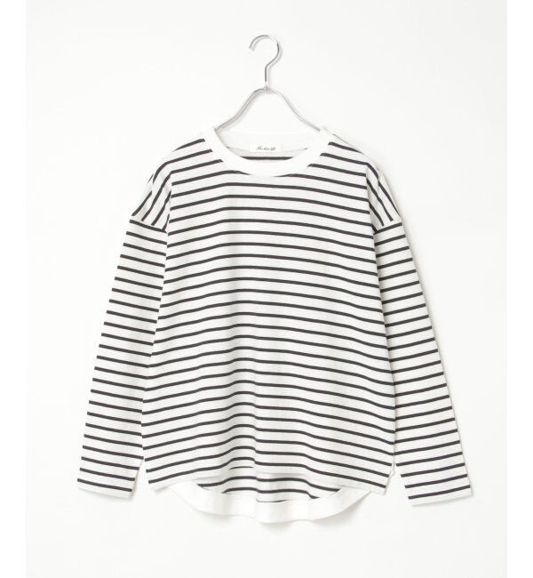 Lbc with Life「リブ使いボーダーT」|Tシャツ・カットソー|