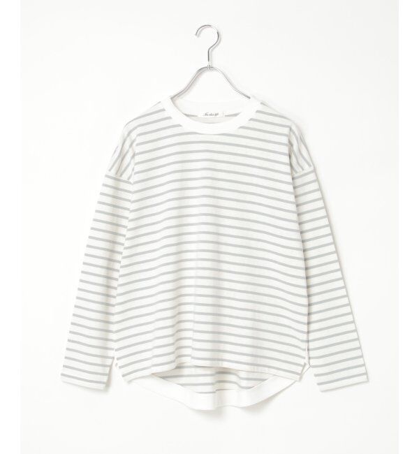 Lbc with Life「リブ使いボーダーT」|Tシャツ・カットソー|