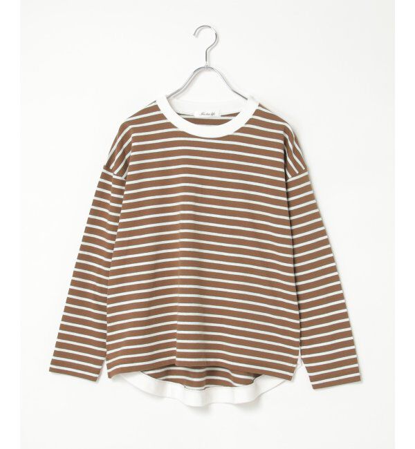 Lbc with Life「リブ使いボーダーT」|Tシャツ・カットソー|