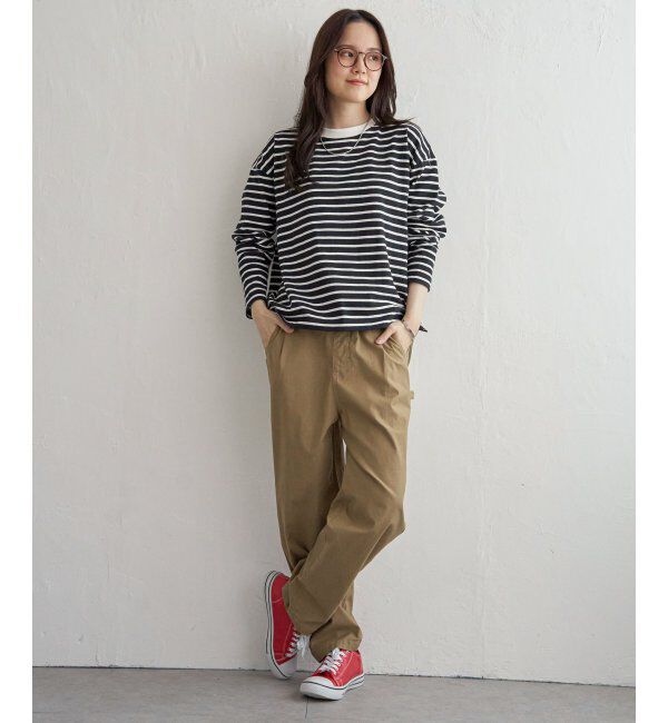 Lbc with Life「リブ使いボーダーT」|Tシャツ・カットソー|