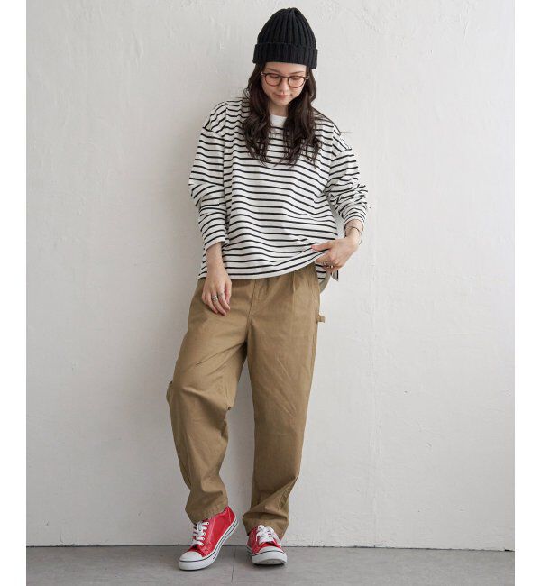 Lbc with Life「リブ使いボーダーT」|Tシャツ・カットソー|