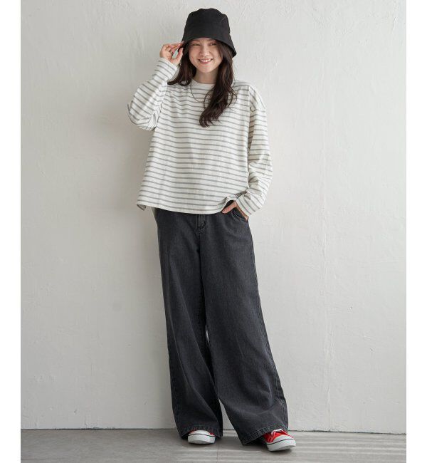 Lbc with Life「リブ使いボーダーT」|Tシャツ・カットソー|