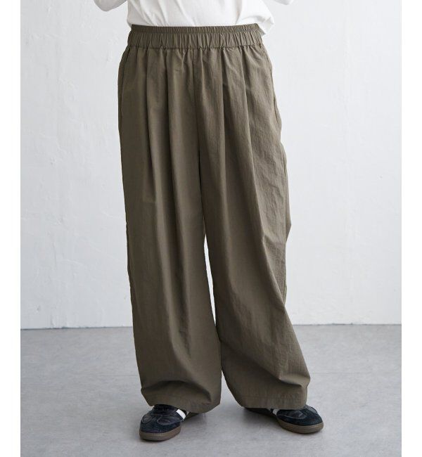 Lbc with Life「ナイロンギャザーワイドパンツ」|その他|