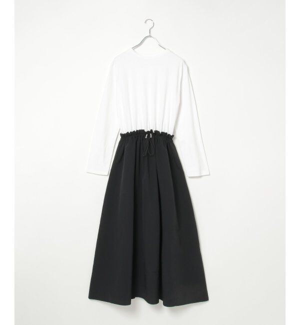 VENCE share style「綿天竺&times;合繊ワンピース」|ワンピース|