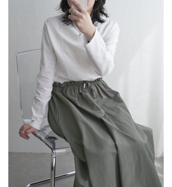 VENCE share style「綿天竺&times;合繊ワンピース」|ワンピース|