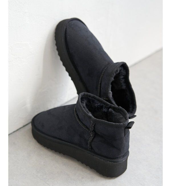 VENCE share style「ムートンブーツ」|その他|ブラック