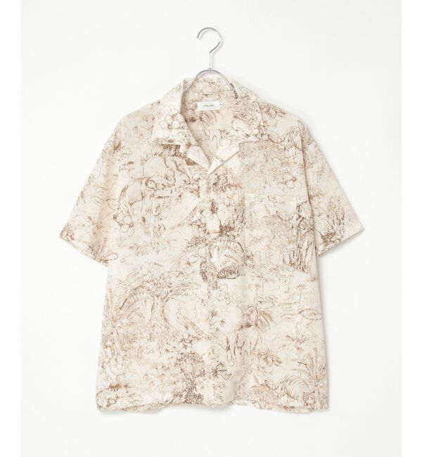VENCE share style「ジャングル総柄半袖シャツ」|シャツ・ブラウス|