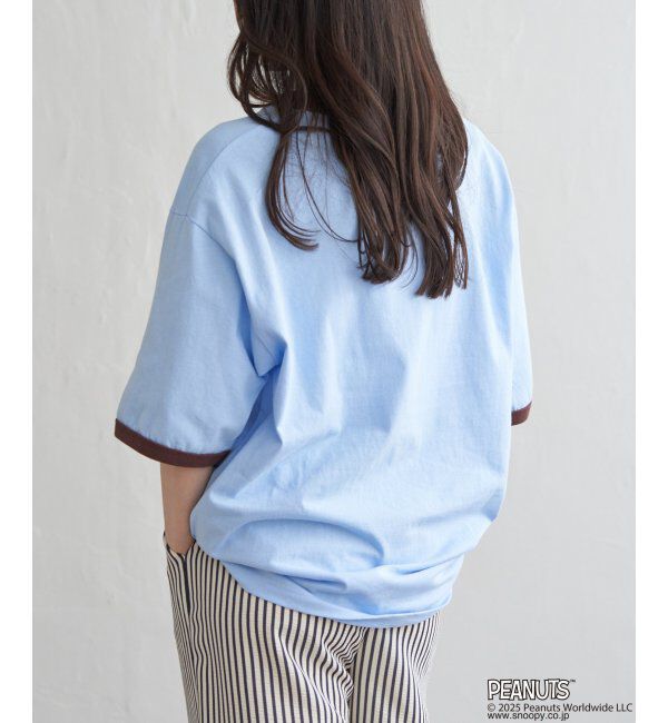 VENCE share style「PEANUTS ピーナッツ SNOOPY スヌーピー TP ベストフレンドリンガーT」|Tシャツ・カットソー|
