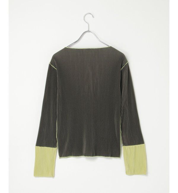 VENCE share style「プリーツ加工配色袖トップス」|その他|