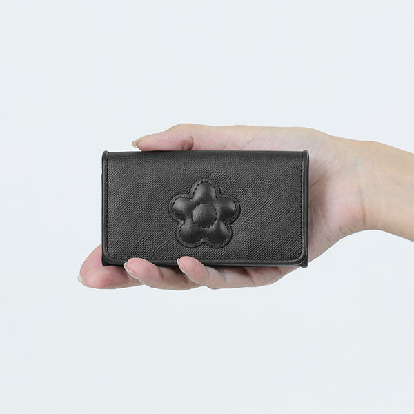 MARY QUANT「デイジーパッチスナップ2 キーケース」|キーケース|