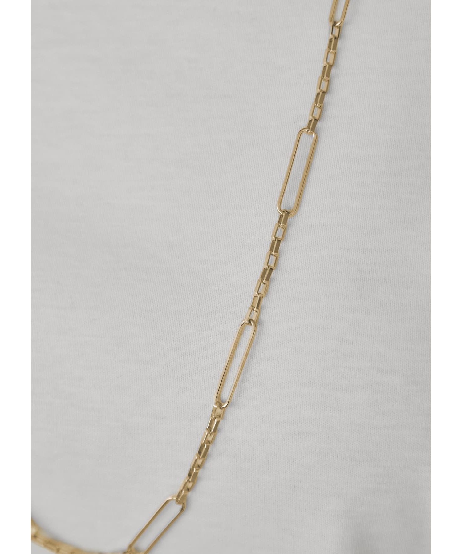 STYLE DELI「スクエア交互チェーンロングネックレス」|ネックレス|