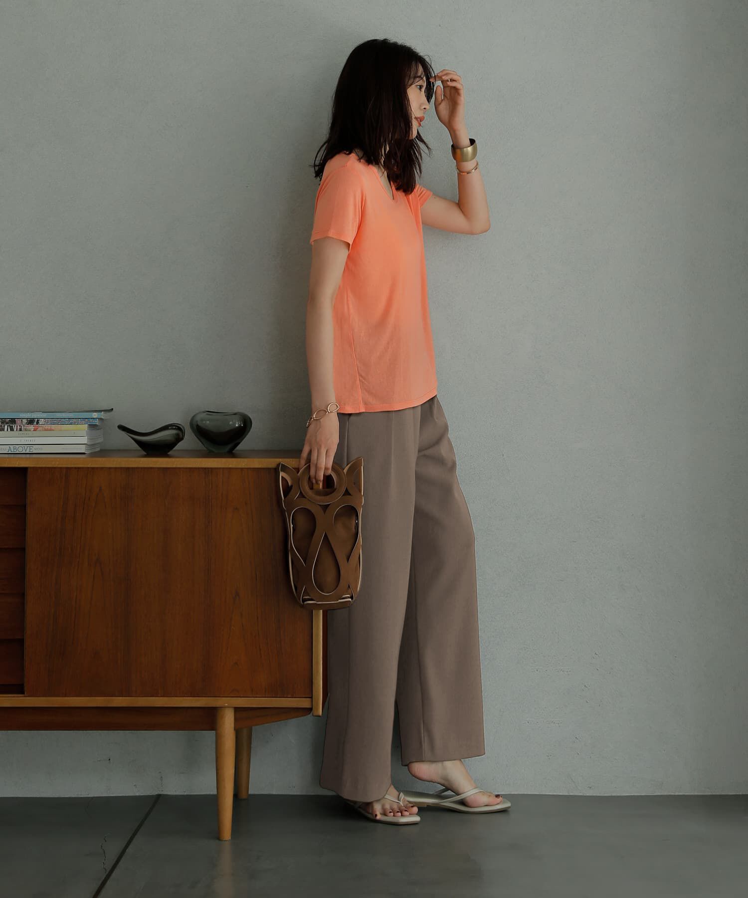 STYLE DELI「少し透けるテロテロTシャツ」|Tシャツ・カットソー|