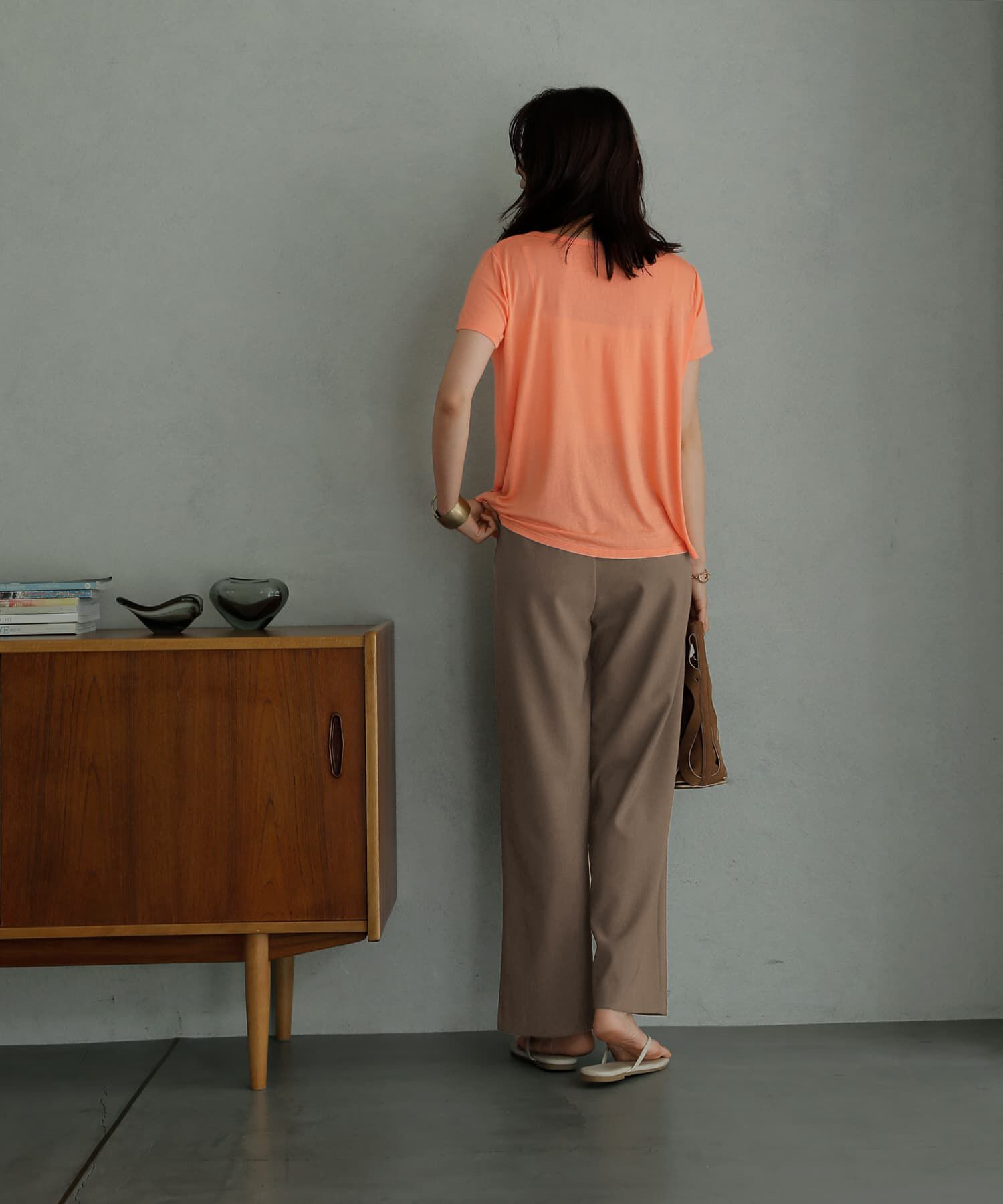 STYLE DELI「少し透けるテロテロTシャツ」|Tシャツ・カットソー|