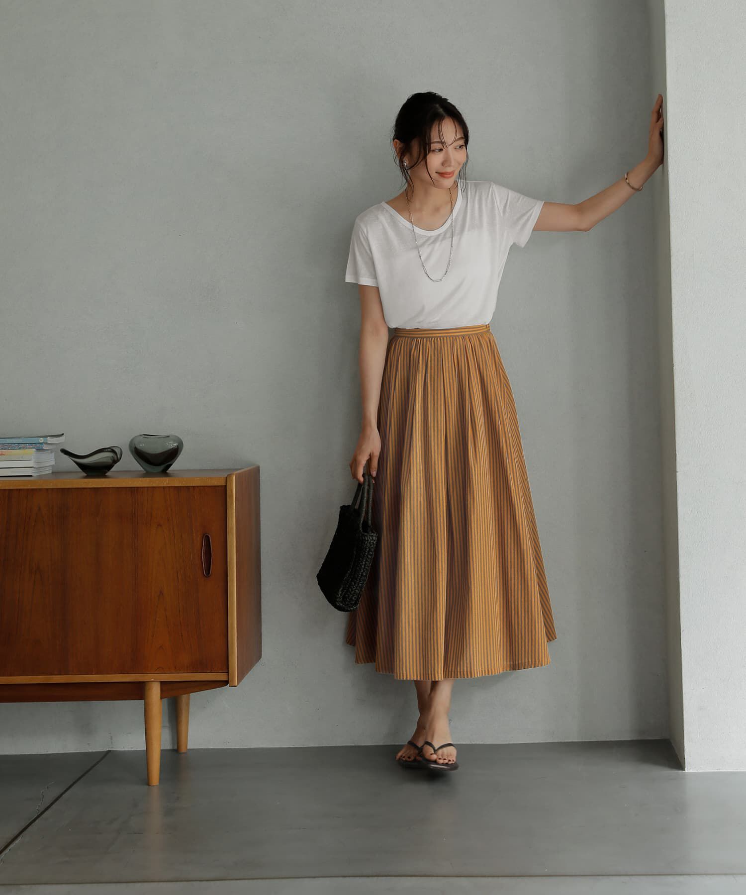 STYLE DELI「少し透けるテロテロTシャツ」|Tシャツ・カットソー|ホワイト