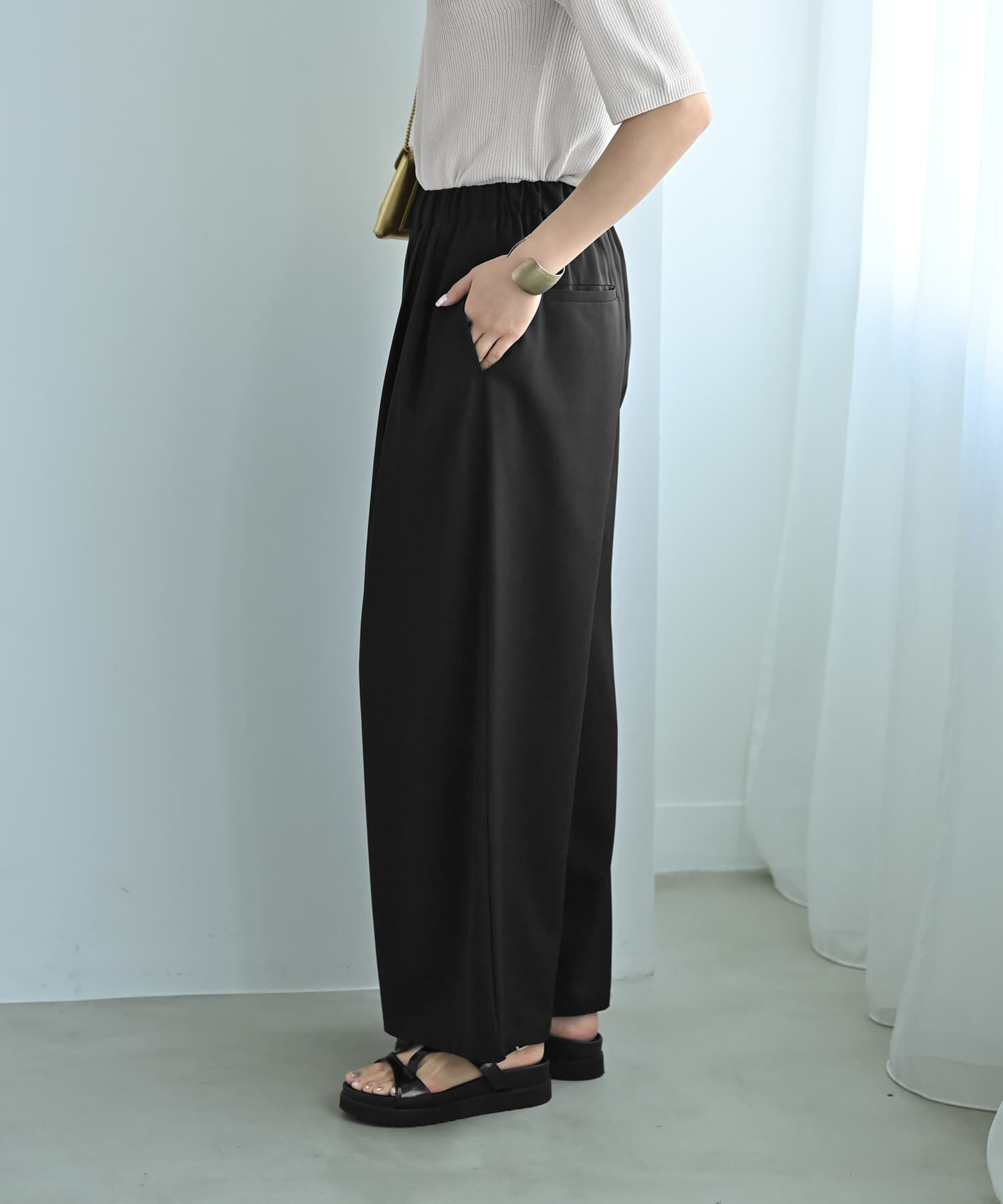 STYLE DELI「【Kana Oyama&times;BLK001】セットアップパンツ／DELI size」|その他|