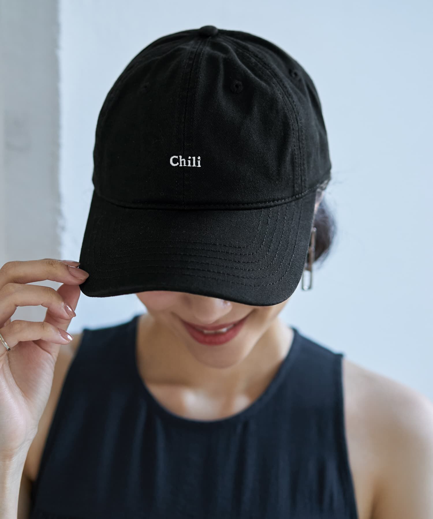 STYLE DELI「ミニマムロゴキャップ」|キャップ・キャスケット|ブラック