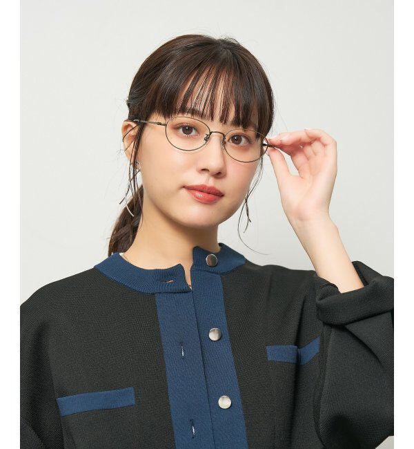  「Zoff｜SHIBATA HIKARI｜メガネ｜メタルフレーム｜伊達・度付き レンズ交換券付」|メガネ|