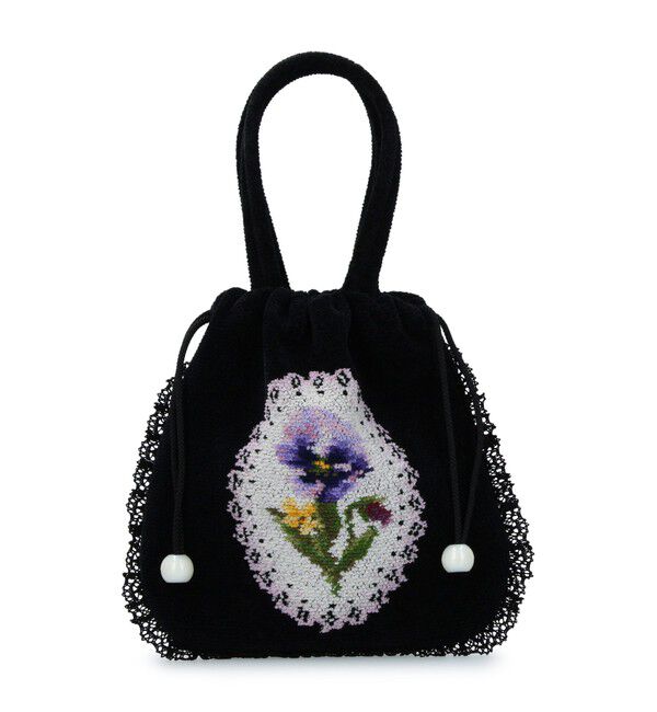 FEILER「ナイツドリーム　手付き巾着　NID-241394」|トートバッグ|ブラック