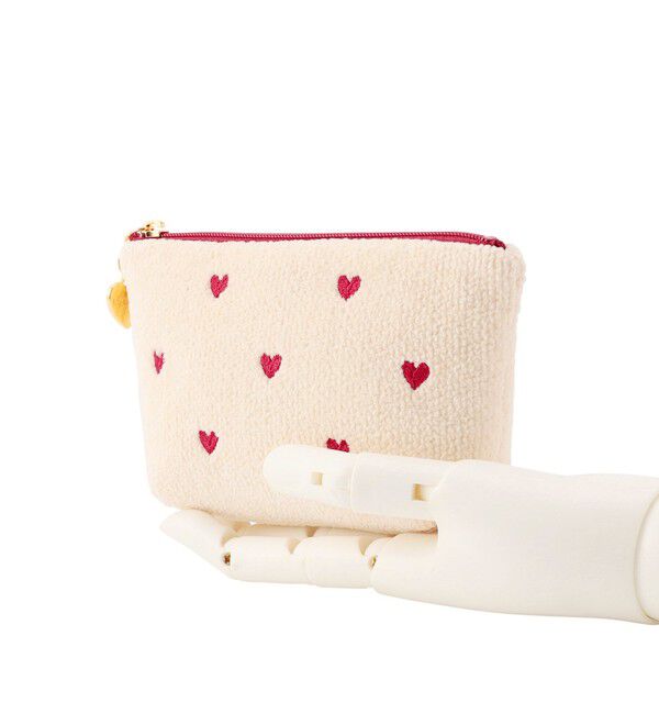 LOVERARY BY FEILER「ラブラリーハート　舟型ポーチS　L/LRH-243237」|ポーチ|