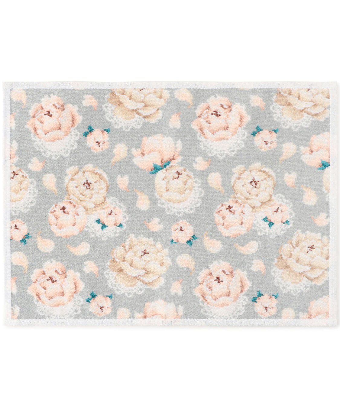 FEILER「ホーリーピオニー　ゲストタオル」|タオル|シルバーグレー