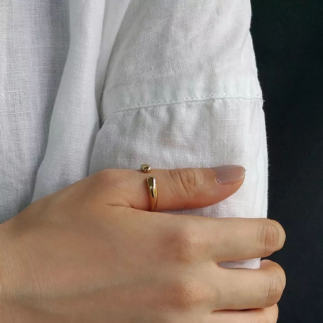  「silver925 スモール オープンリング (ニッケルフリー)」|リング|GLD