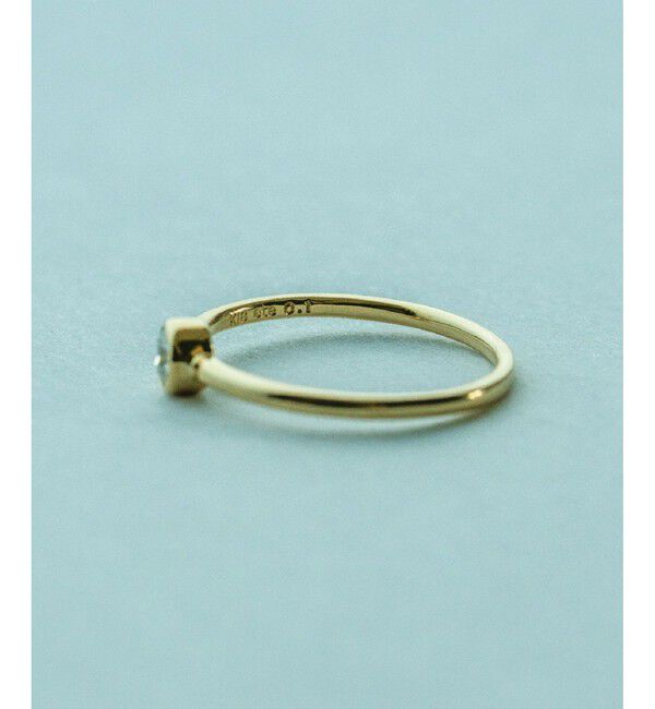 ete「K18 ダイヤモンド 0.1ct リング「ブライト」」|リング|