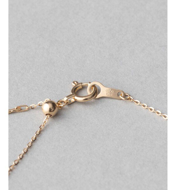 ete「K18YG ミラーカットチェーン ネックレス」|ネックレス|