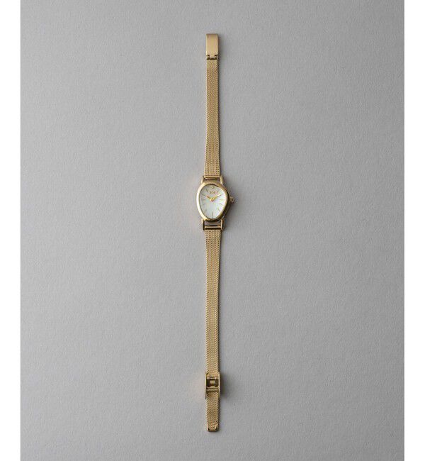 ete「ダイヤモンド ジェムフェイス メッシュベルト ウォッチ」|腕時計|