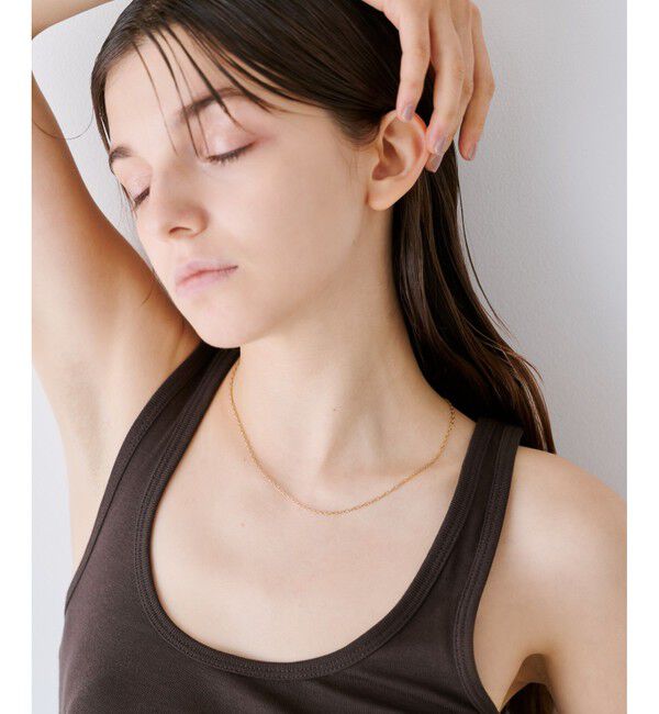 ete「カッティング小豆チェーン ネックレス」|ネックレス|