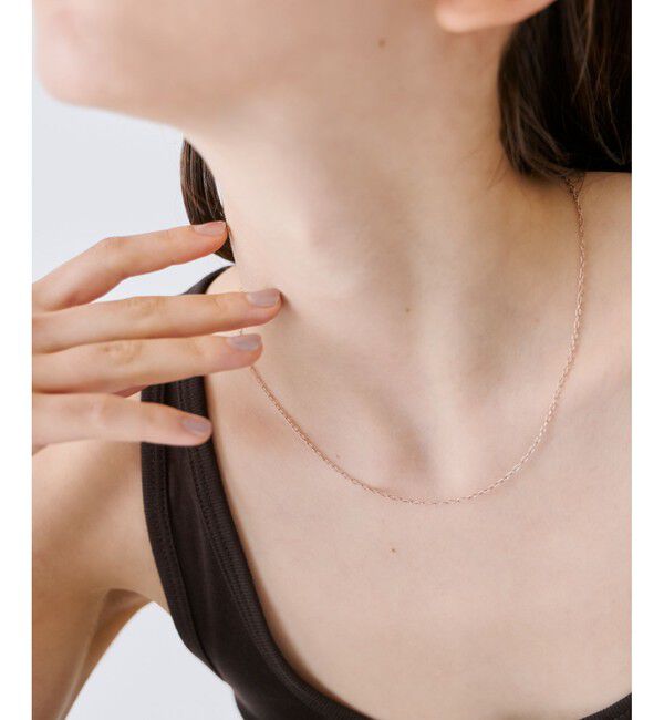 ete「カッティング小豆チェーン ネックレス」|ネックレス|