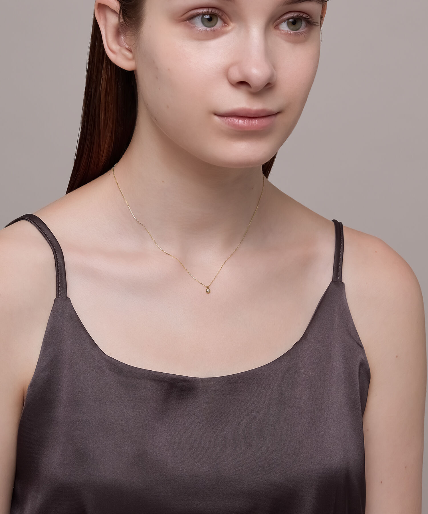 NOJESS「K10ダイヤモンドネックレス（0.04ct）」|ネックレス|