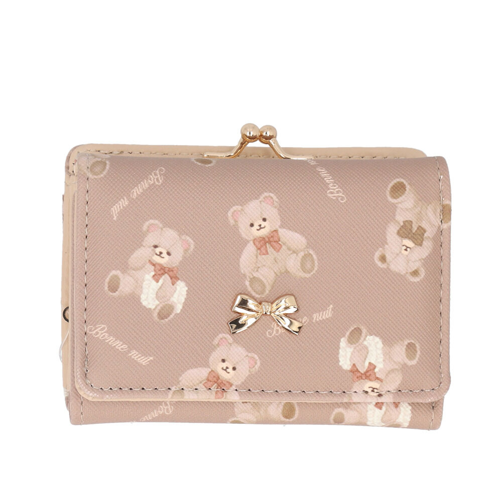 BACKYARD FAMILY「財布 三つ折り レディース コンパクト 三つ折り財布 通販 ミニ財布 三つ折 ミニサイフ」|財布|ブラウン2