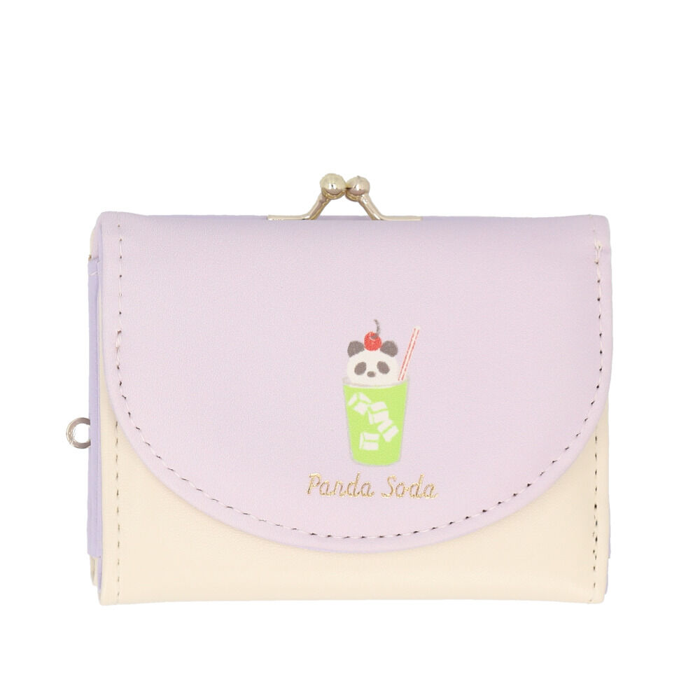 BACKYARD FAMILY「財布 三つ折り レディース コンパクト 三つ折り財布 通販 ミニ財布 三つ折 ミニサイフ」|財布|パープル1