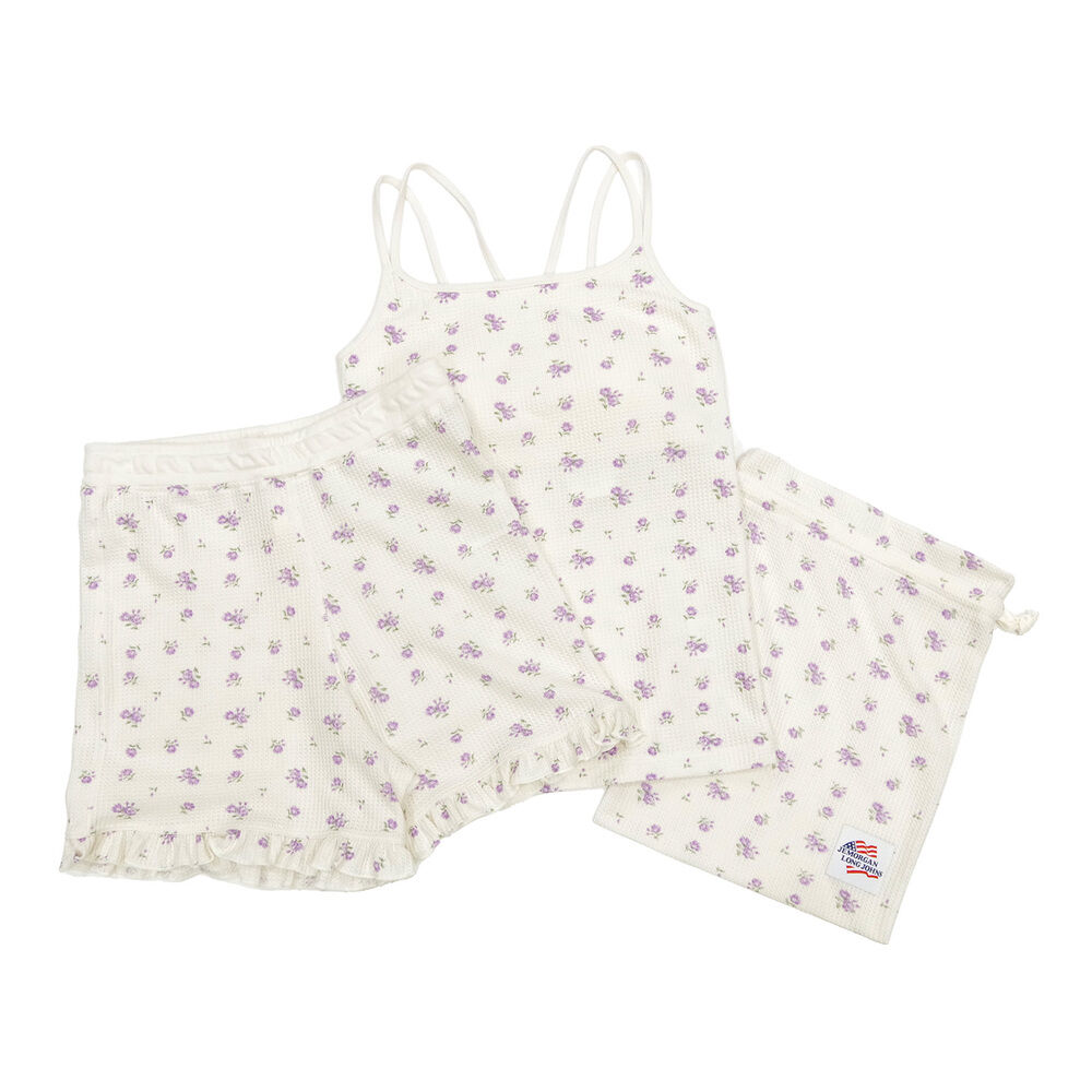 BACKYARD FAMILY「ルームウェア レディース 通販 JEMORGAN ジェーイーモーガン 花柄 インナー かわいい」|ルームウェア|パープル1