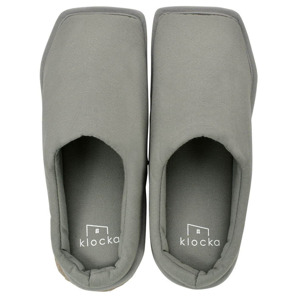 BACKYARD FAMILY「クロッカ おそうじスリッパ お掃除スリッパ 通販 掃除スリッパ そうじスリッパ スリッパ」|ルームシューズ|グレー2