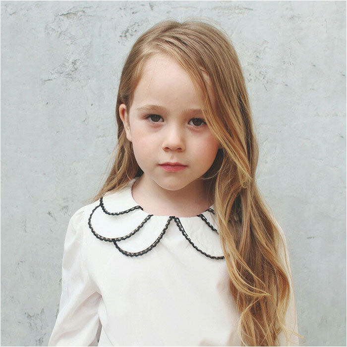 BACKYARD FAMILY「ブラウス 子供 女の子 通販 子ども 丸襟 03171902 長袖 パフスリーブ 白 ホワイト」|その他|