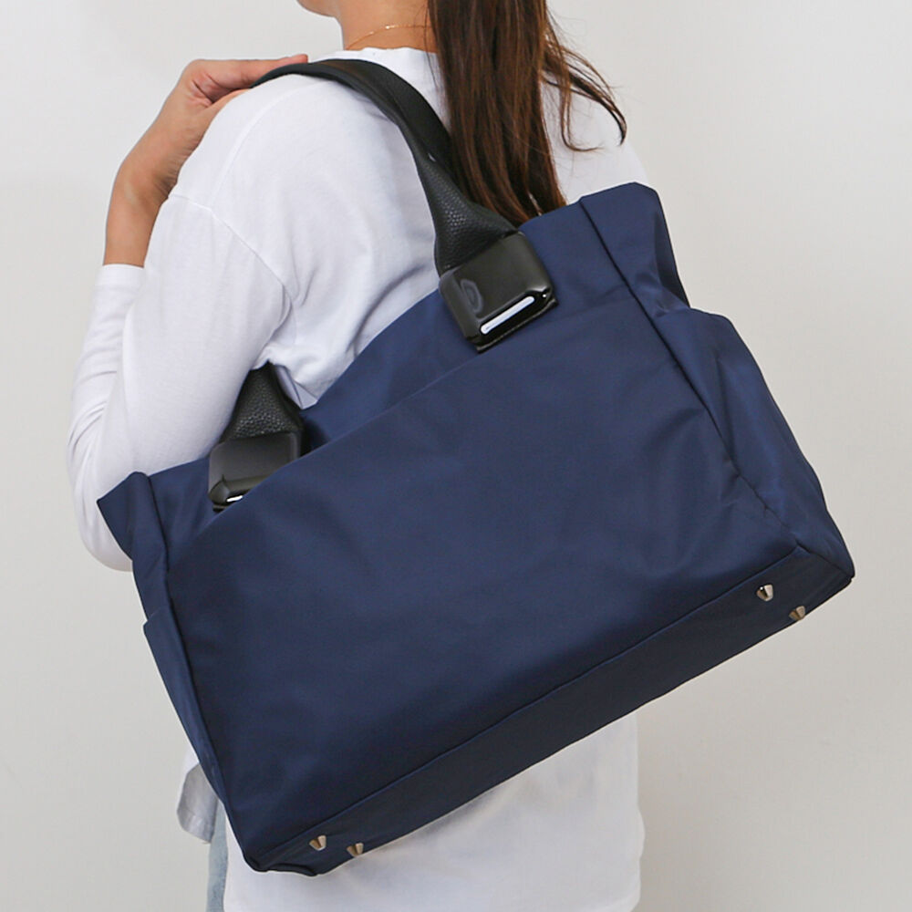 BACKYARD FAMILY「ラムモード ナイロン トート 大容量 35418 レディース 通販 トートバッグ トートバック」|トートバッグ|ブルー1