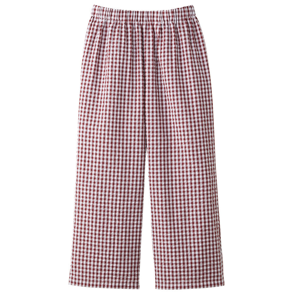 BACKYARD FAMILY「ルームウェア パンツ レディース 通販 リラックスパンツ パジャマパンツ ホームウェア 部屋着」|ルームウェア|レッド1