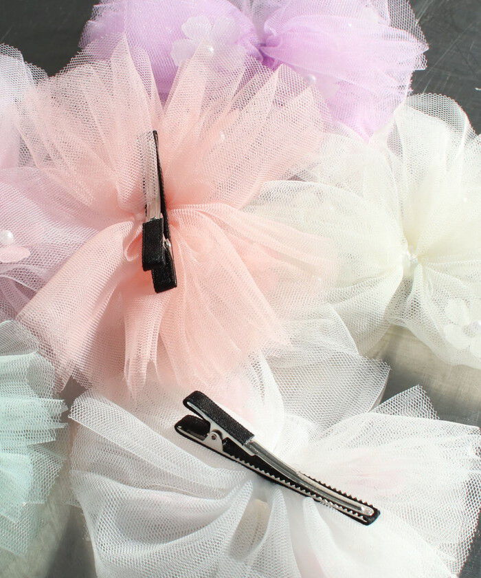 BACKYARD FAMILY「ヘアクリップ 大きめ リボン 通販 ヘア クリップ ヘアピン 髪飾り 髪留め キッズ 女の子 子供」|その他|