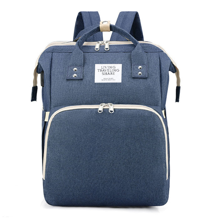 BACKYARD FAMILY「ベビーベッド 持ち運び 通販 折りたたみ マザーズバッグ リュック 2way おしゃれ 大容量」|その他|グレー1