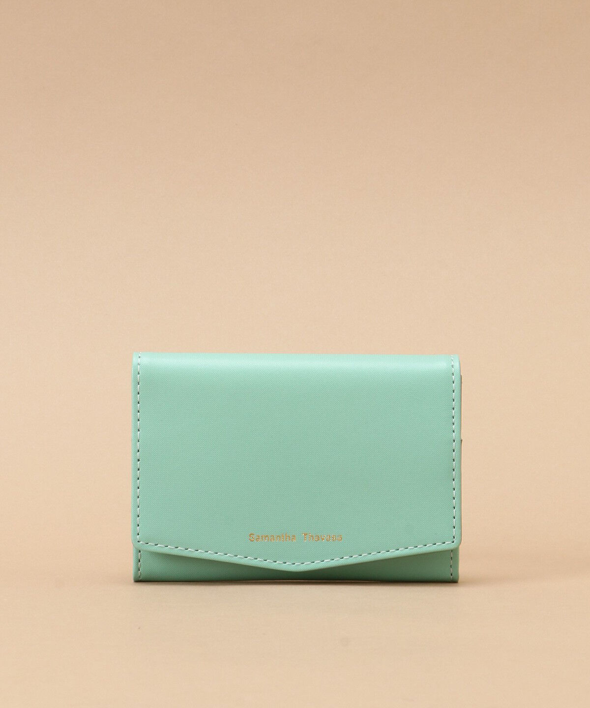 Samantha Thavasa「スマートバイカラー カードケース」|名刺入れ・カードケース|ミント