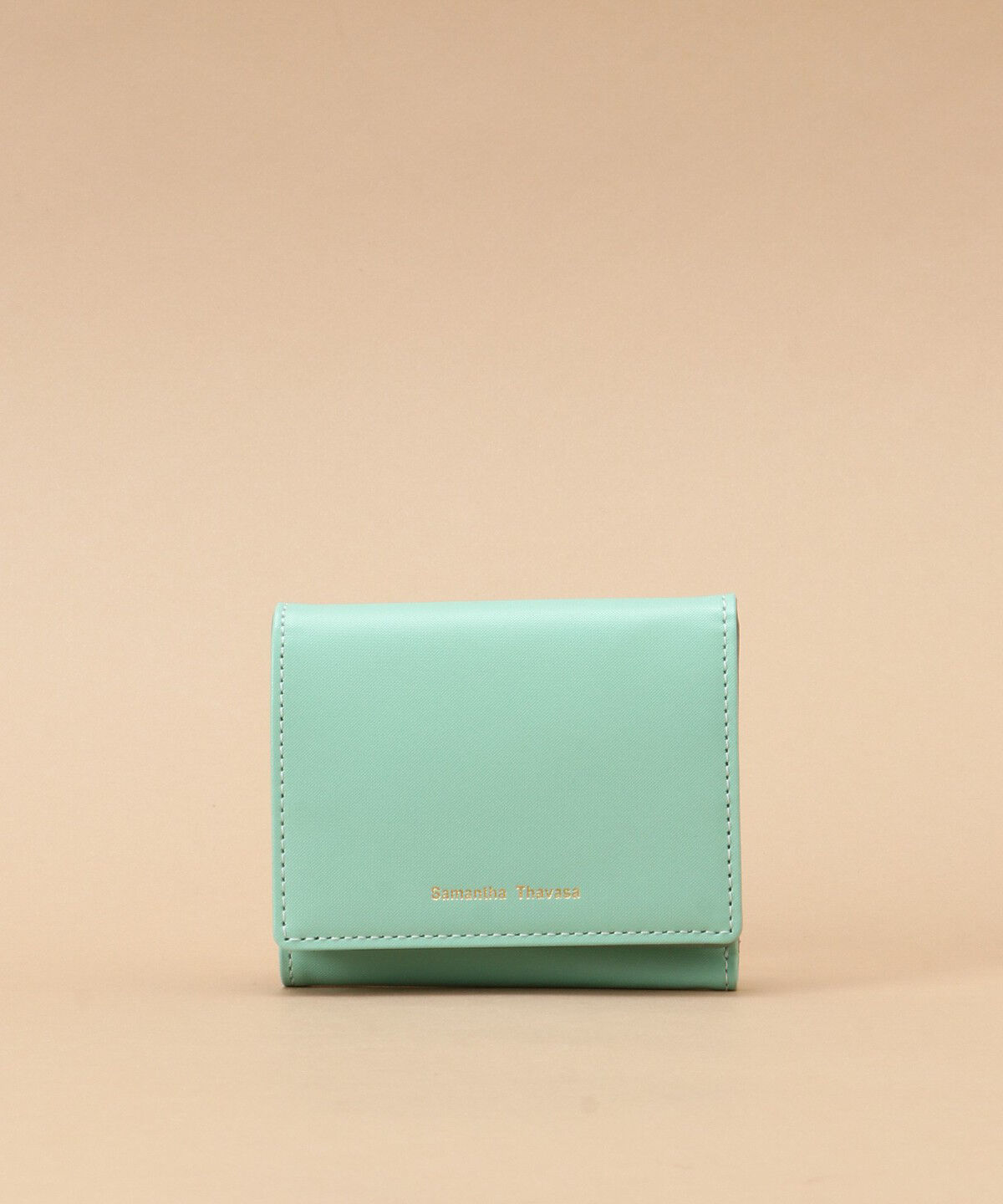 Samantha Thavasa「スマートバイカラー 折財布」|財布|ミント