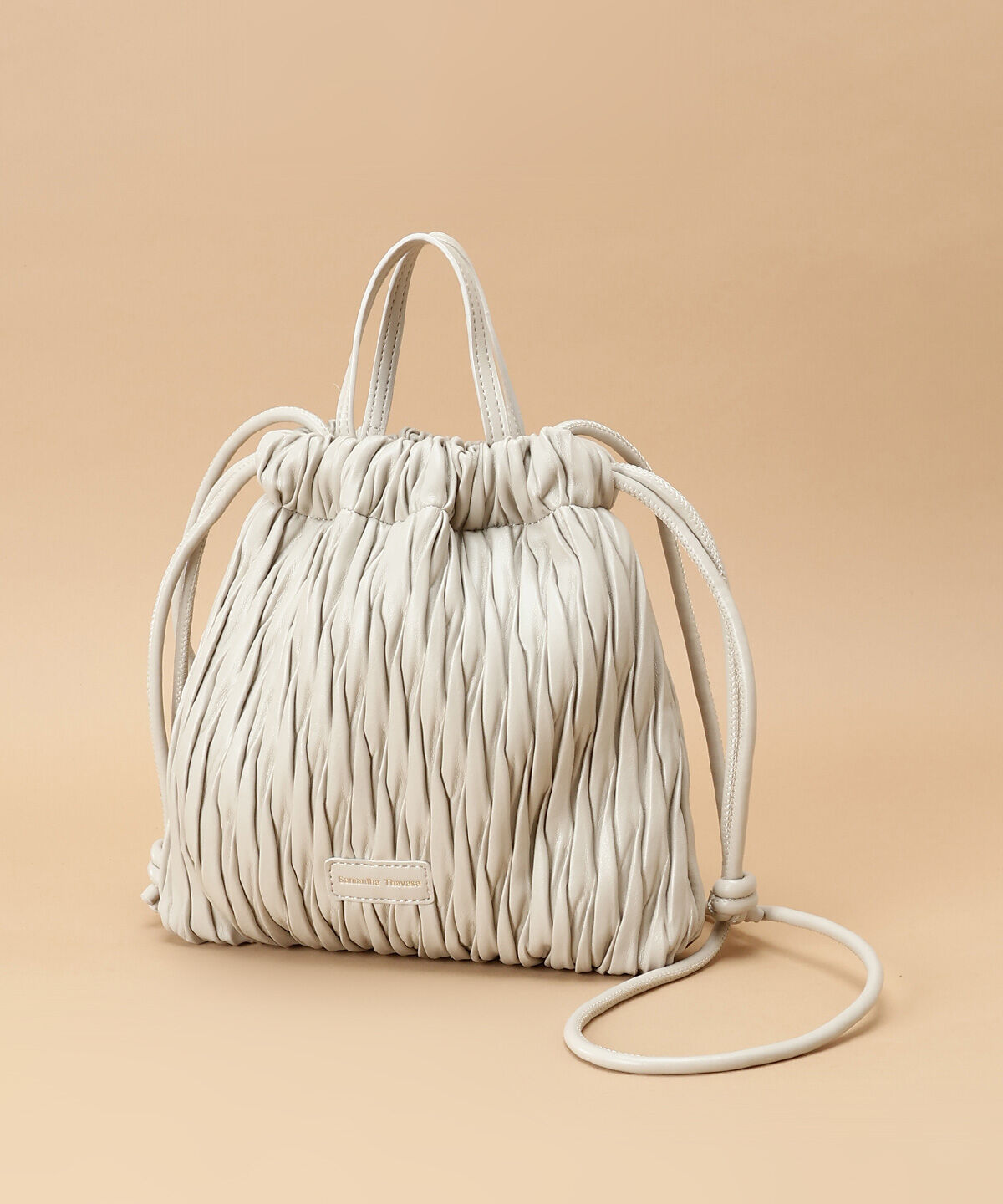 Samantha Thavasa「プリーツ巾着バッグ」|その他|