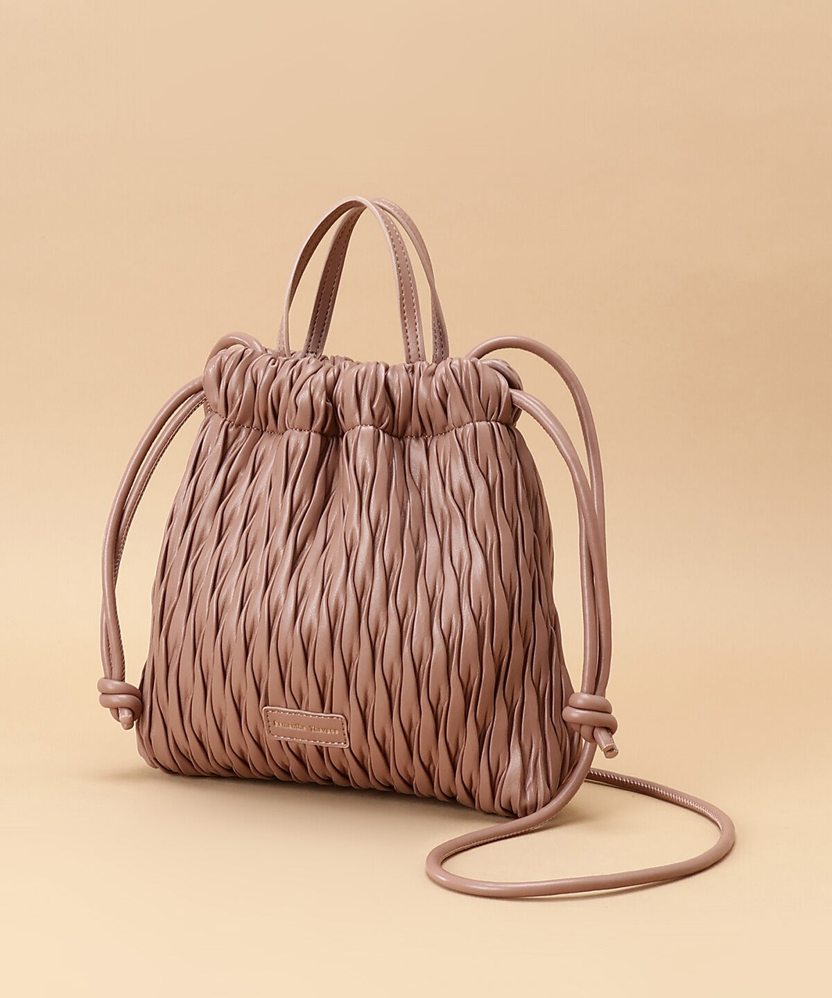 Samantha Thavasa「プリーツ巾着バッグ」|その他|