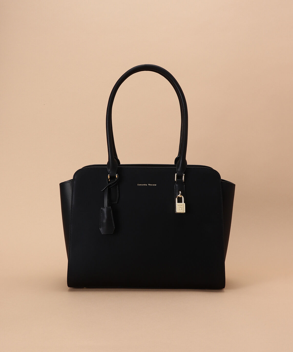 Samantha Thavasa「サマンサ スプリットミア 大サイズ」|トートバッグ|ブラック