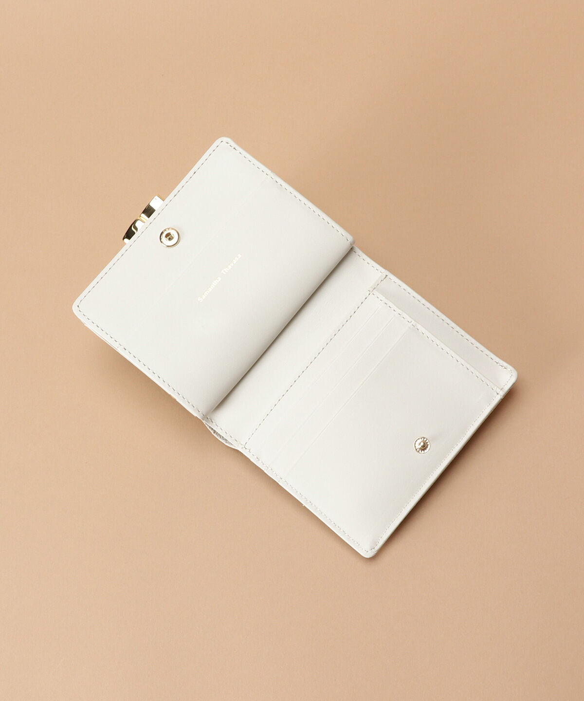 Samantha Thavasa「レース調型押し口金折財布」|財布|