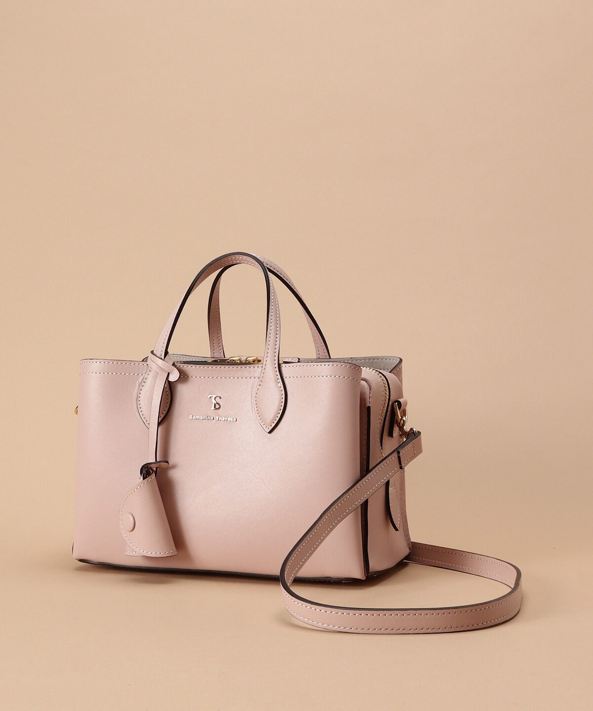 Samantha Thavasa「ウォータプルーフレザー ボックスハンドバッグ 小サイズ」|ハンドバッグ|